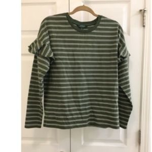 Lauren Ralph Lauren Striped Knit Blouse